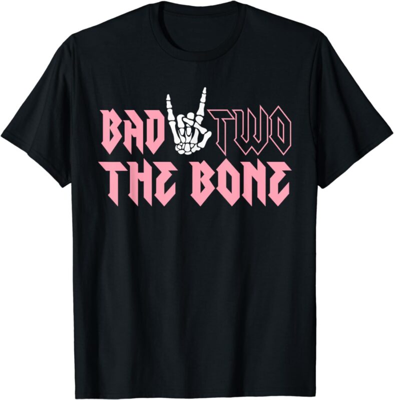 Bad Two the Bone Birthday 2 Years Old Birthday T-Shirt