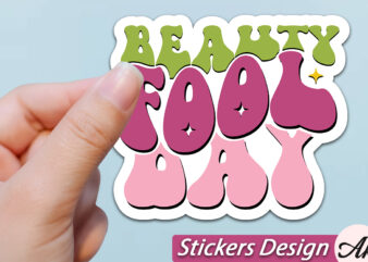Beauty fool day Stickers SVG