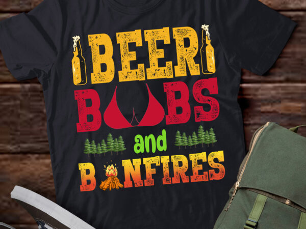 Beer boobs and bonfires beer dad beer lover shirt ltsp t shirt template