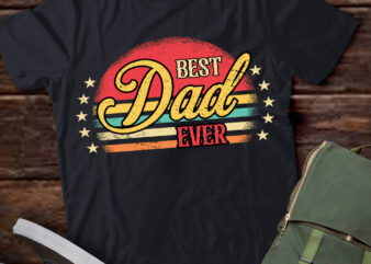 Best Dad Ever Father_s Day Dad Gifts Vintage Emblem T-Shirt ltsp