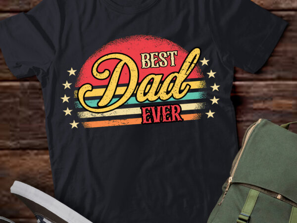 Best dad ever father_s day dad gifts vintage emblem t-shirt ltsp