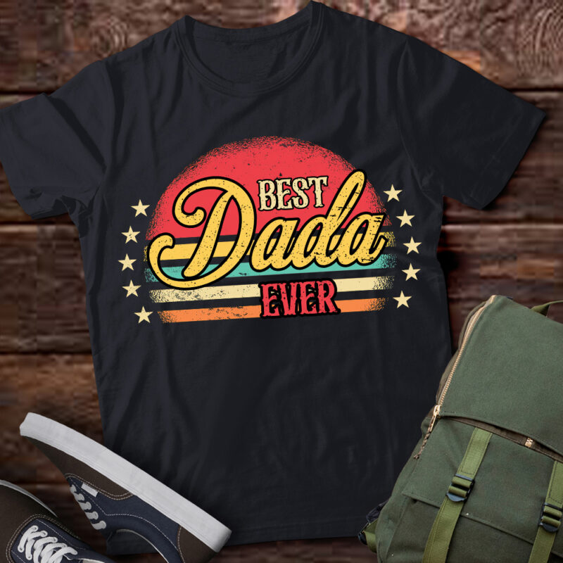 Best Dada Ever Father_s Day Dada Gifts Vintage Emblem T-Shirt ltsp