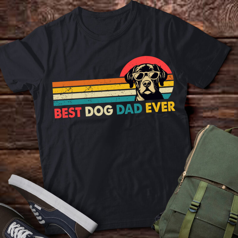 Best Dog Dad Ever Father_s Day Gift dog Daddy For Men T-Shirt ltsp