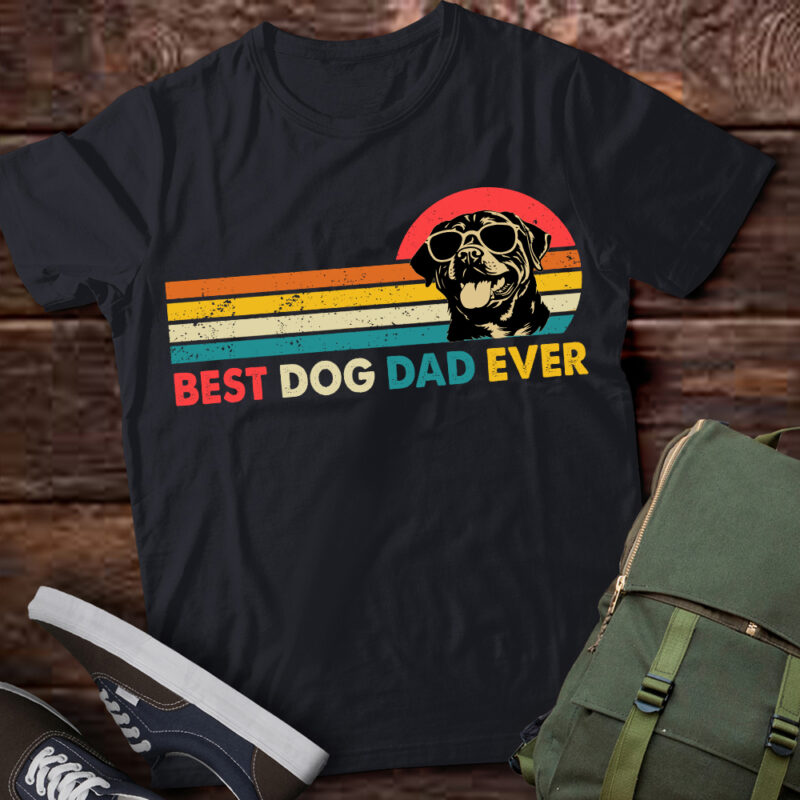 Best Rottweiler Dad Ever Father_s Day Gift dog Daddy For Men T-Shirt ltsp