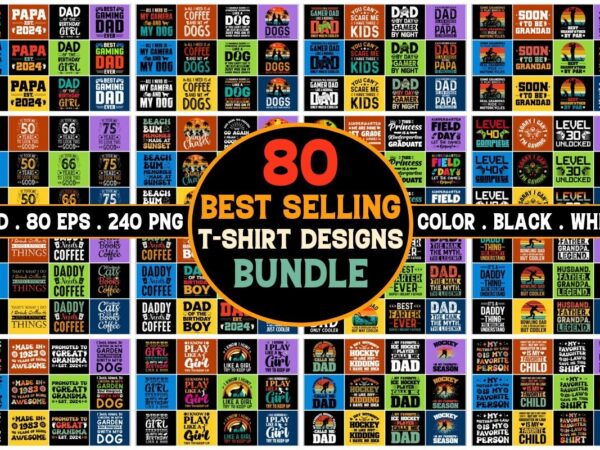 Best selling t-shirt design mega bundle