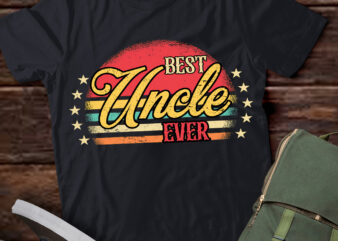 Best Uncle Ever Father_s Day Uncle Gifts Vintage Emblem T-Shirt ltsp