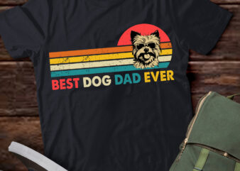 Best Yorkshire Dad Ever Father_s Day Gift dog Daddy For Men T-Shirt ltsp