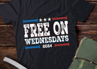 Biden Free on Wednesdays – US Flag Vintage T-Shirt ltsp