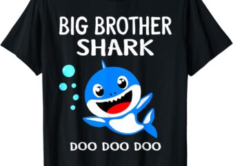 Brother Of The Shark Birthday Boy Girl Party Family T-Shirt