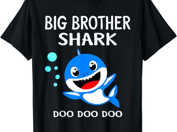 Brother of the shark birthday boy girl party family t-shirt