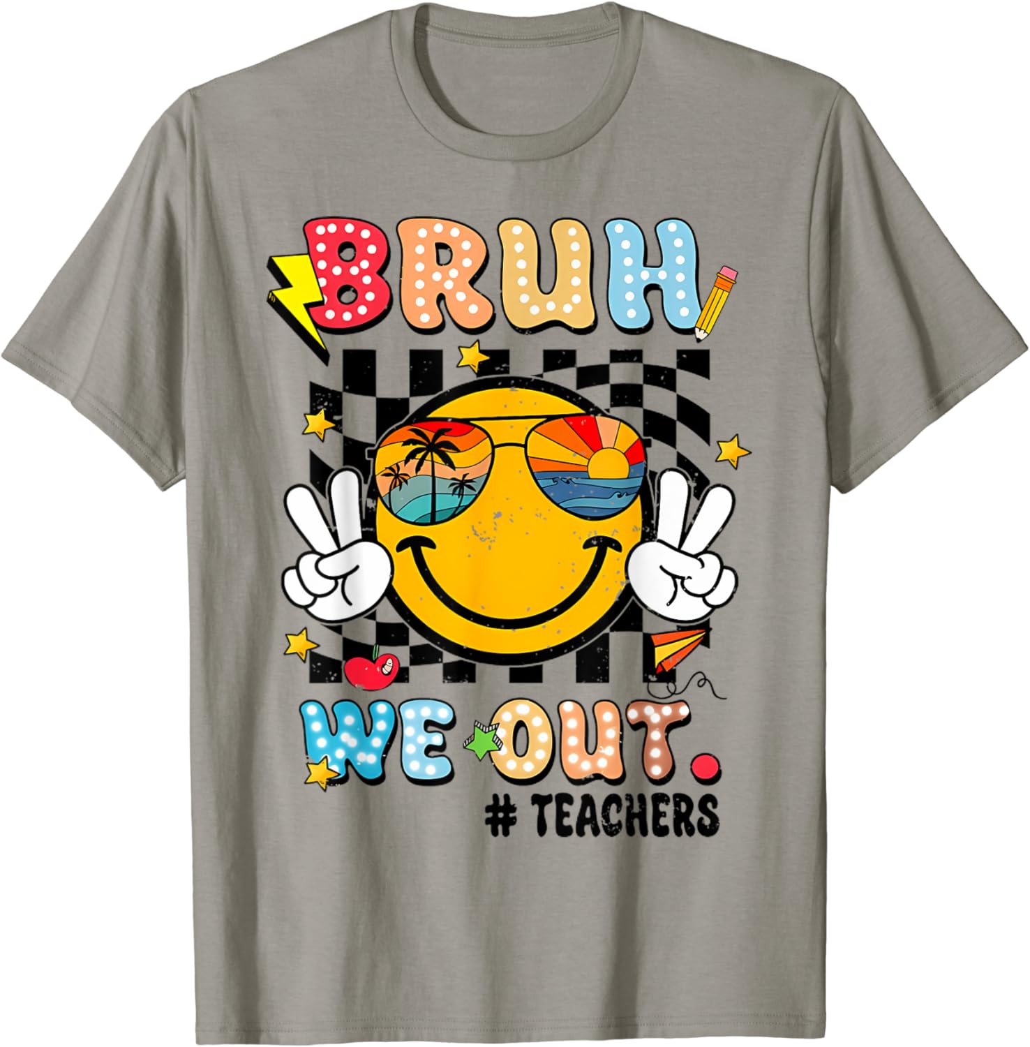 Bruh We Out Teachers Happy Last Day Of School T-Shirt - Buy t-shirt designs