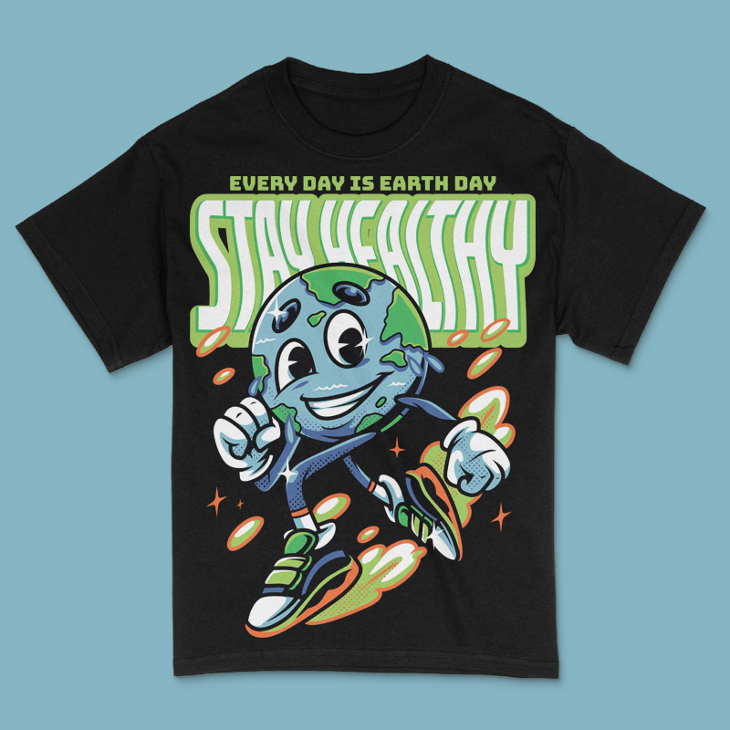 Fun Day T-Shirt Design Template
