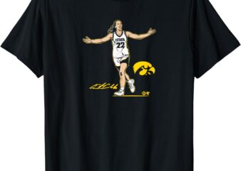 Caitlin Clark Superstar Pose – Iowa Basketball T-Shirt