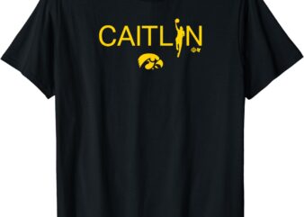 Caitlin Clark, Text Silo – Iowa Basketball T-Shirt