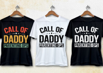 Call Of Daddy Parenting Ops T-Shirt Design