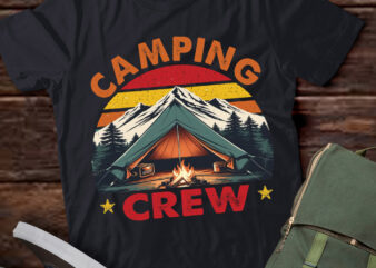 Camping Crew Retro Camper T-Shirt ltsp