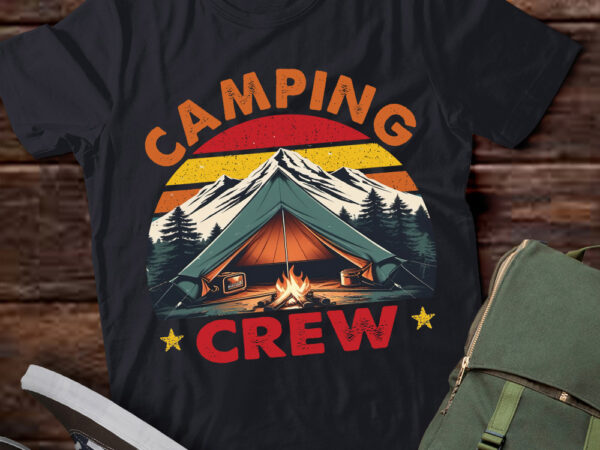 Camping crew retro camper t-shirt ltsp