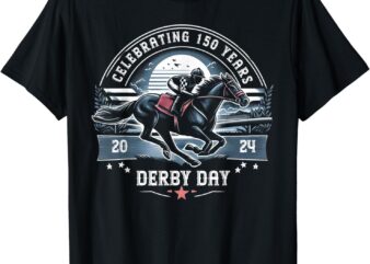 Celebrating 150 Years KY Derby Day for Women Men Vintage T-Shirt