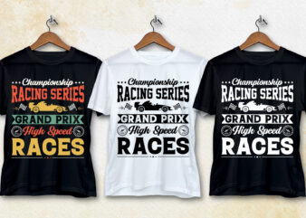 Championship Racing Series T-Shirt Design