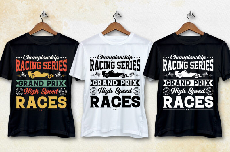 Championship Racing Series T-Shirt Design