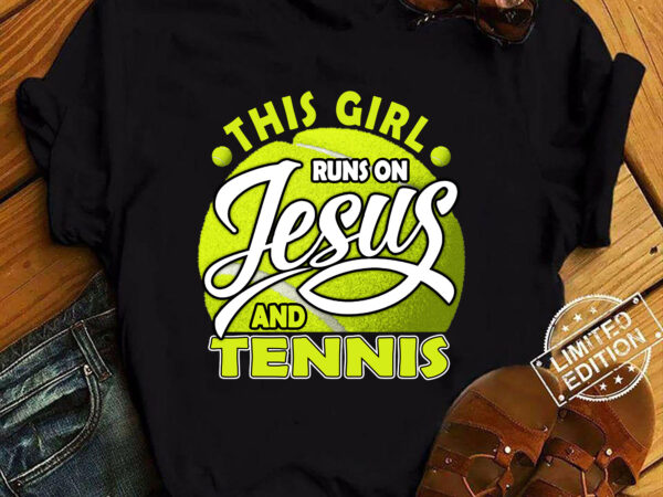 Christian tennis art for girls women tennis player t-shirt ltsp