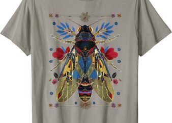 Cicada Entomology Lover Cicada Fest 2024 Broods XIX XIII T-Shirt
