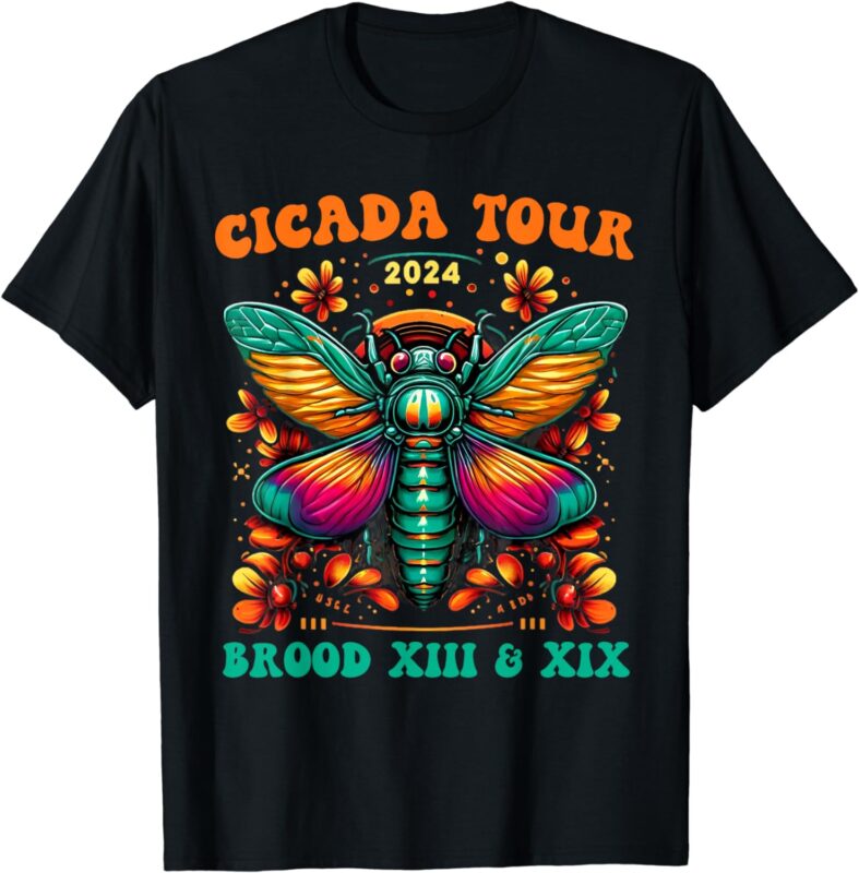 Cicada Tour 2024 Cicada Reunion Broods XIX & XIII Vintage T-Shirt