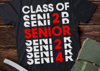 Class of 2024 Senior 2024 Seniors Graduation 2024 Graduate T-Shirt ltsp