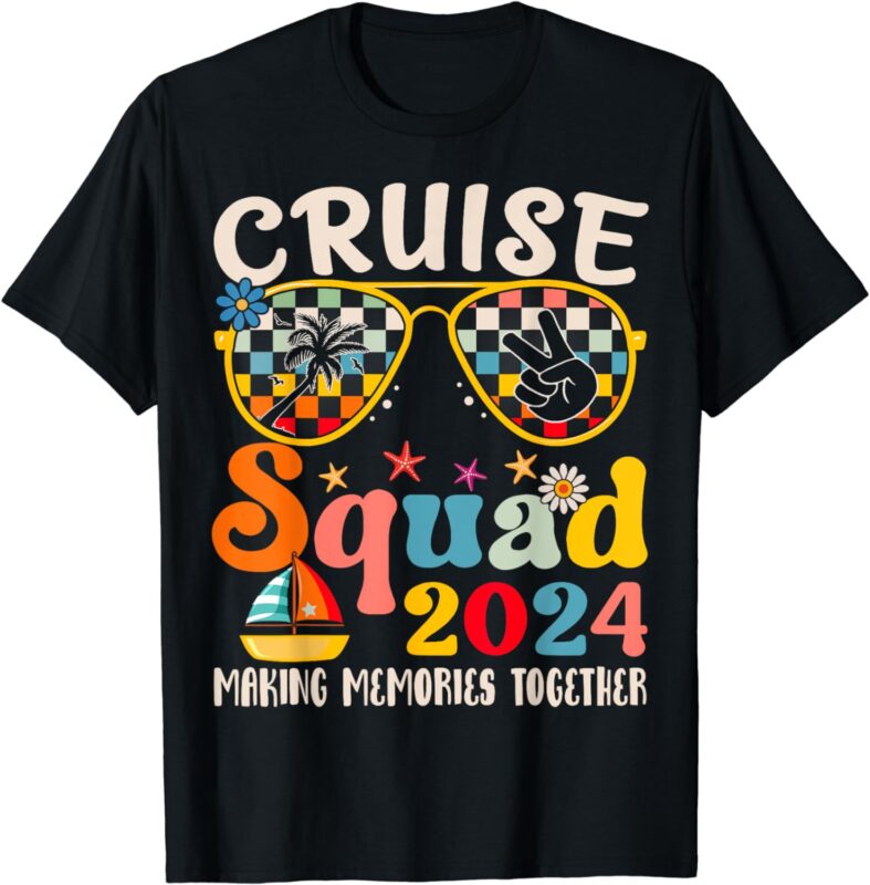 Cruise Squad 2024 Summer Vacation Matching Family Group T-Shirt