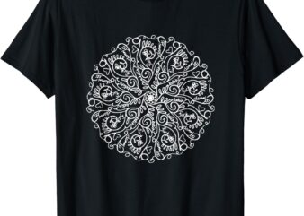 Curse Word Mandala Graphic Tees T Shirt for Women T-Shirt