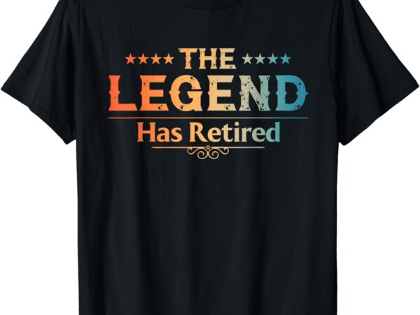 Cute retired art for men women retiring retiree retirement t-shirt