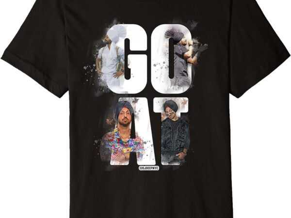 Diljit dosanjh g.o.a.t. 2 punjabi singer desi apparel premium t-shirt