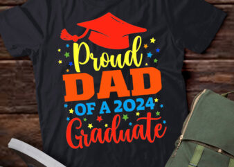 Dad Senior 2024 Proud Dad Of A Class Of 2024 Graduate T-Shirt