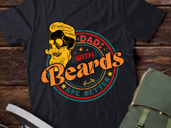 Dads with beards are better father’s day vintage shirt ltsp t shirt vector illustration