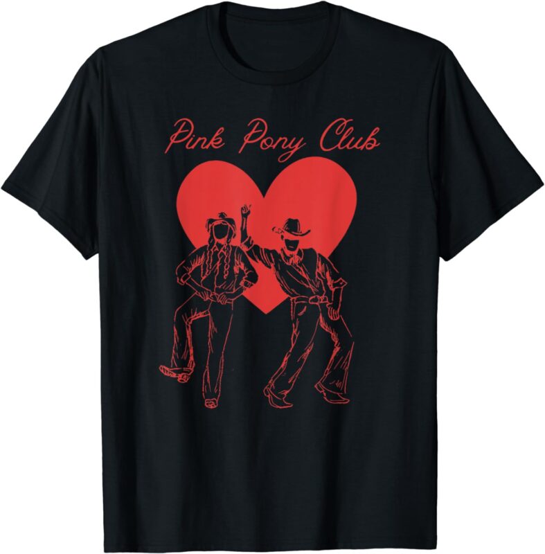 Dancing Pink Pony Club, C.R Western T-Shirt
