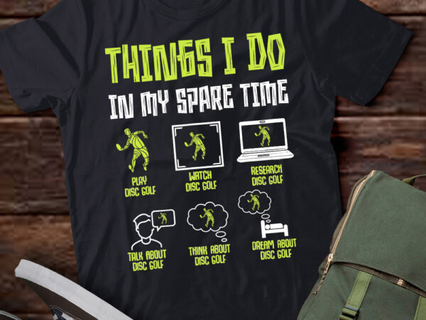 Disc golf things i do in my spare time frisbee men kids boys t-shirt ltsp