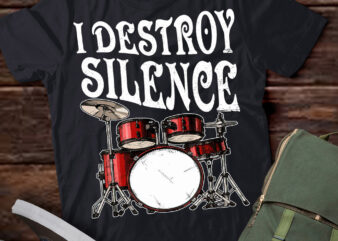 Drums Percussion Rock Music Drummer Gift Mens Womens T-Shirt ltsp