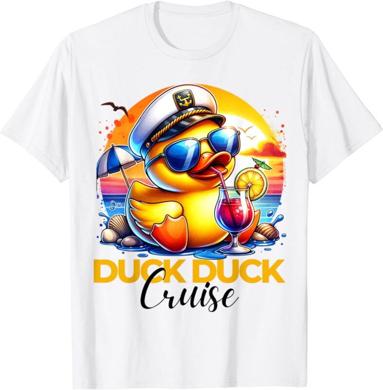 Duck Duck Cruise Funny Family Cruising Matching Group T-Shirt