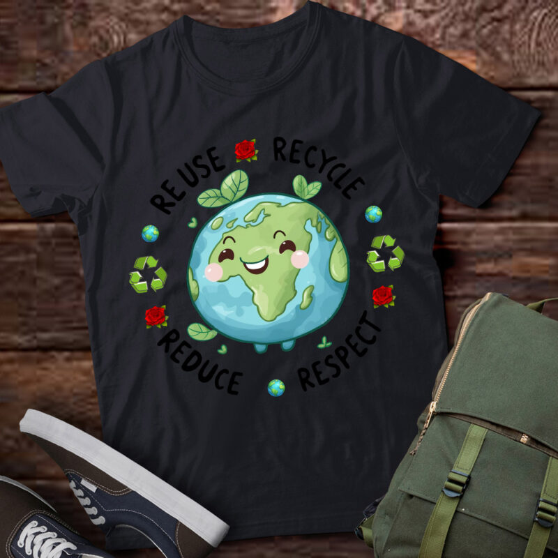 Earth Day Teacher Environment Day Recycle Earth Day T-Shirt LTSP