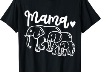 Elephant Elephants Mama T-Shirt