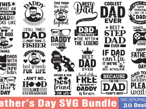 Retro father’s day t-shirt bundle retro father’s day svg bundle