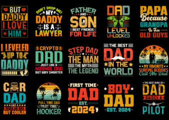 Father’s Day T-Shirt Design Bundle