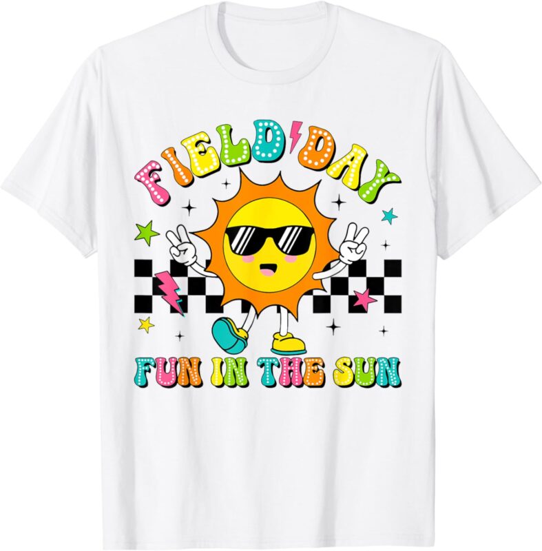 Field Day Fun In The Sun Let Games Begin 2024 Teachers Kids T-Shirt