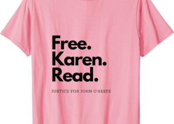 Free Karen Read on Pink T-Shirt