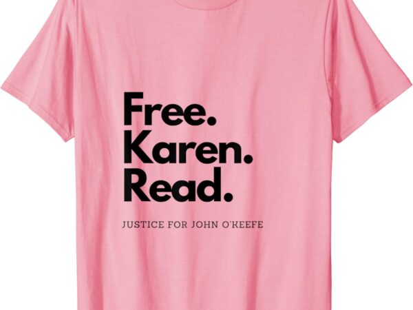 Free karen read on pink t-shirt