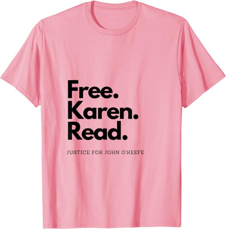 Free Karen Read on Pink T-Shirt