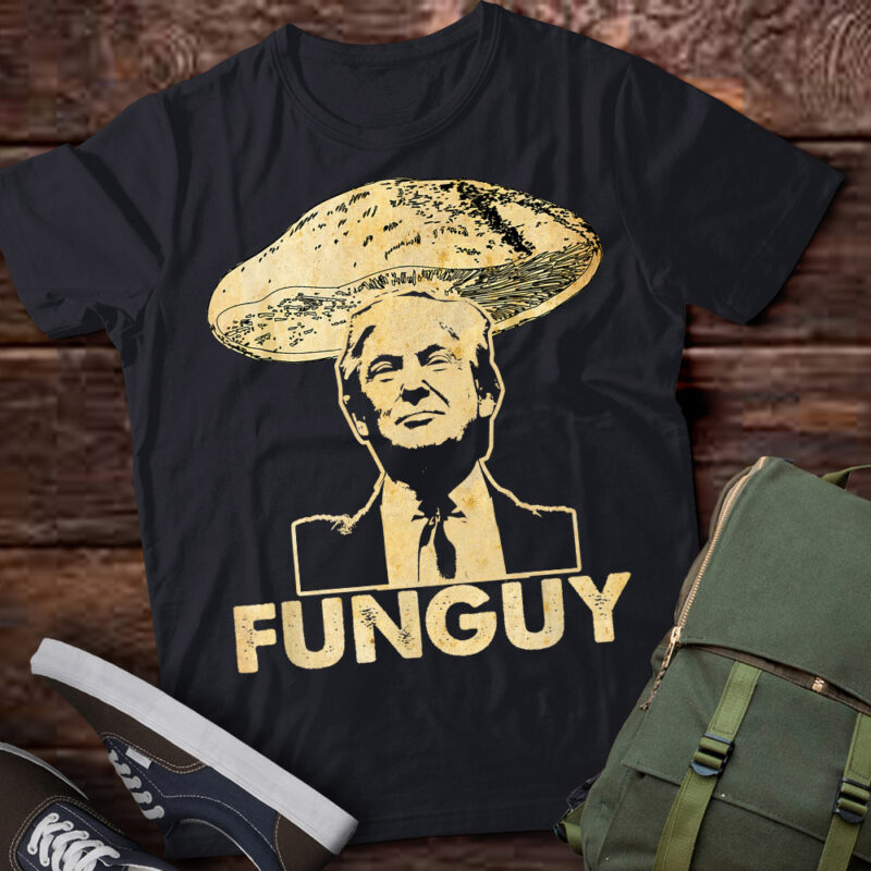 Funguy Funny Trump Fungi Fungus Mushroom Funny Trump Vintage T-Shirt