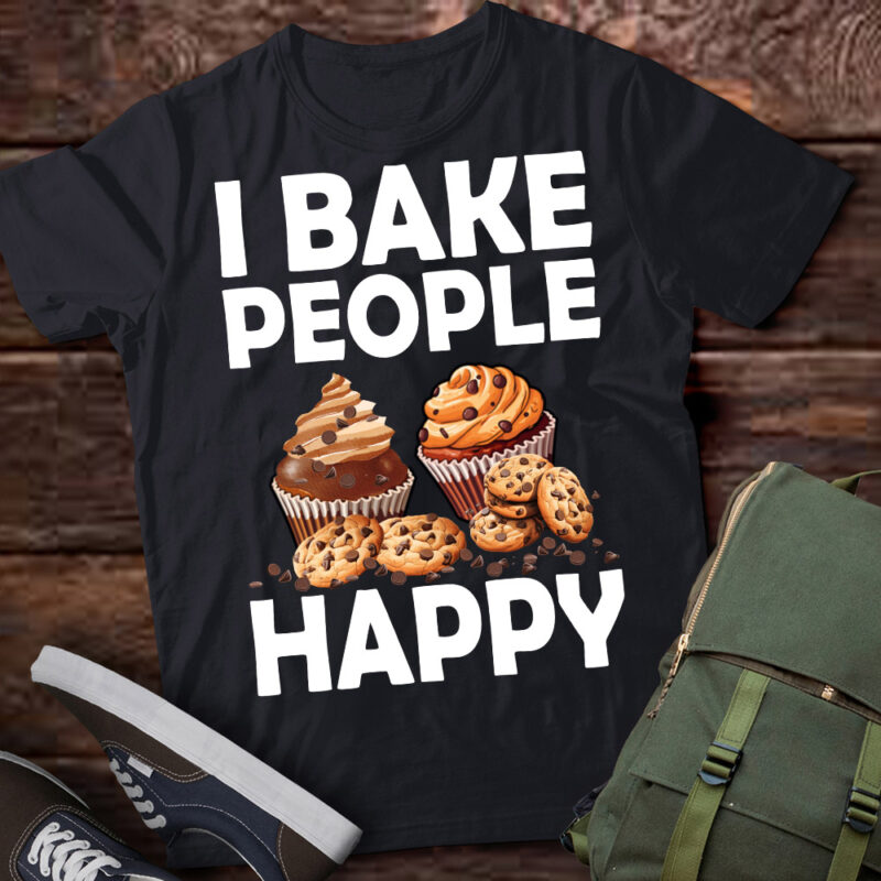 Funny Baker Gift For Men Women Food Cake Baking Pastry Chef T-Shirt ltsp