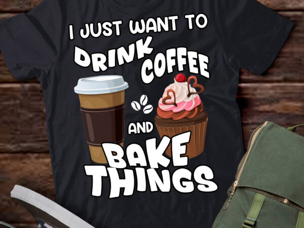 Funny baking gift for men women baker drinking coffee lover t-shirt ltsp