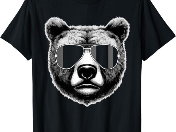 Funny bear cool grizzly bear t-shirt